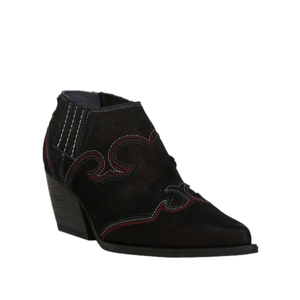 NWOT Steve-Madden Waze Black Leather western boot size 8